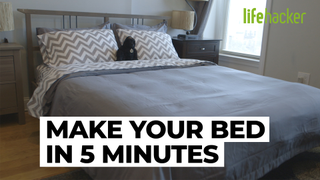 How to Make Your Bed in 5 Minutes